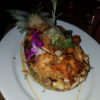 Echo Tap & Grille - Grilled pineapple with rice and pineapple shrimp - Bars Near Me - Mountainside, New Jersey Echo Tap & Grille - Grilled pineapple with rice and pineapple shrimp - Bars Near Me - Mountainside, New Jersey