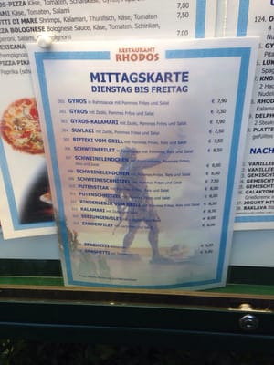 Menu photo 1 Restaurant Rhodos Passau, BY