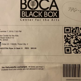 Boca Black Box - Ticket clearly indicating the band is clearly named "The Gipsy King's" - Comedy Clubs Near Me - Boca Raton, Florida Boca Black Box - Ticket clearly indicating the band is clearly named "The Gipsy King's" - Comedy Clubs Near Me - Boca Raton, Florida