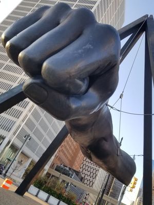 Monument to Joe Louis “The Fist” by null
