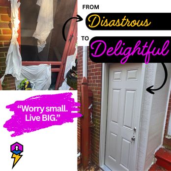 TriBolt Property Solutions - We took a disheveled, water-damaged back door to a good looking, secure, clean enclosed entryway. Moisture, get lost! - Landscaping Near Me - Richmond, Virginia TriBolt Property Solutions - We took a disheveled, water-damaged back door to a good looking, secure, clean enclosed entryway. Moisture, get lost! - Landscaping Near Me - Richmond, Virginia