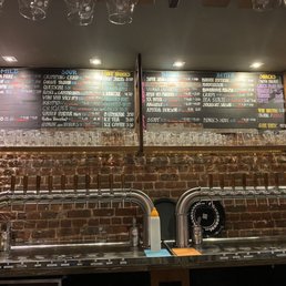 Bar menu