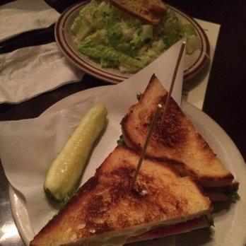 The Banshee - Turkey club and side salad $17 - Bars Near Me - Chico, California