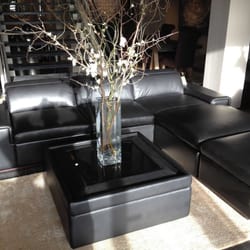 Dezignz - Moroni Sectional Leather with Coffee Table