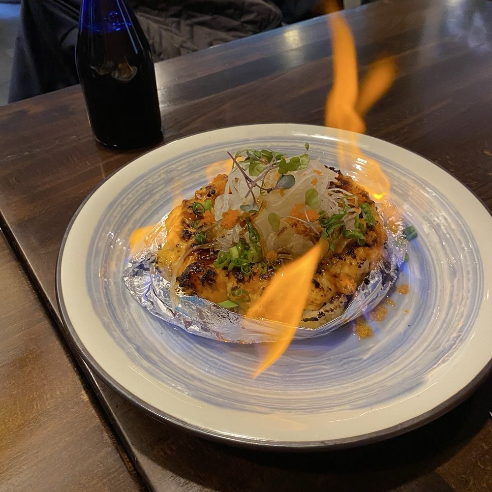 Fuji Sushi - Volcano Lobster Roll. Comes out on fire! - Sushi Bars Near Me - Seattle, Washington