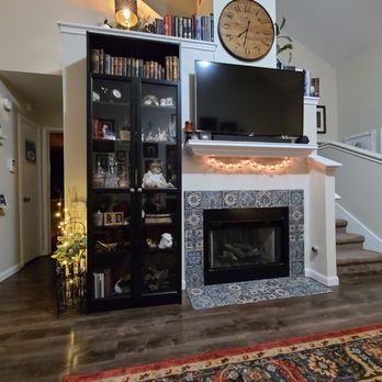 Julian Flooring - New fireplace facing! - Flooring Near Me - Pflugerville, Texas