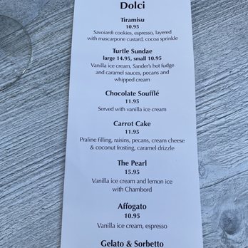 Da Edoardo - Grosse Pointe - Dessert Menu - Italian Near Me - Grosse Pointe Woods, Michigan