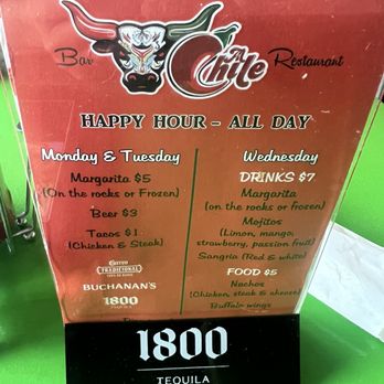 Al Chile - Happy hour menu September 2024 - Mexican Near Me - Wood Ridge, New Jersey Al Chile - Happy hour menu September 2024 - Mexican Near Me - Wood Ridge, New Jersey