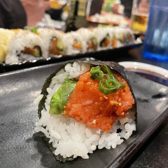 Hinata Sushi  - Hand roll tuna with imitation crab meat - Sushi Bars Near Me - Lemon Grove, California