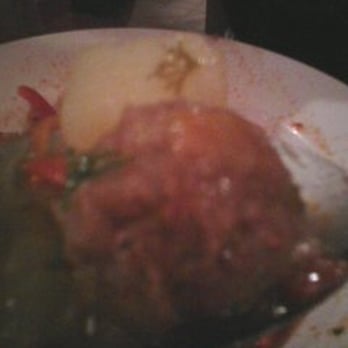 Jibek Jolu - close up of meatball - Russian Near Me - Chicago, Illinois