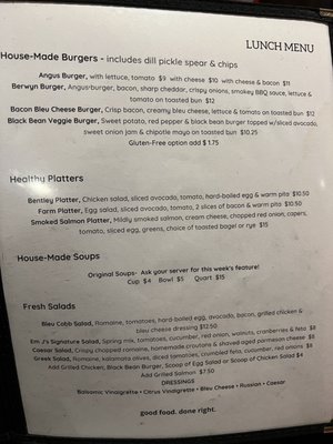 Menu photo 2 Em J's Cafe Berwyn, PA