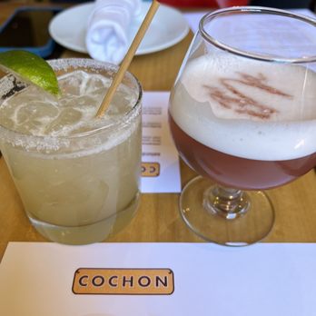 Cochon RESTAURANT - Margarita and Bourgersie drinks - Cajun/Creole Near Me - New Orleans, Louisiana