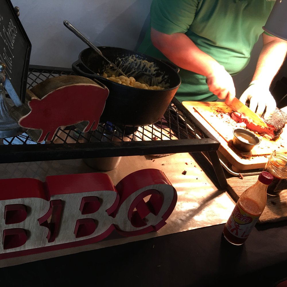 Pine & Poplar - City BBQ. The Mac and Cheese was simple, but very very very good. Not greasy, not weird. Just well rounded and I need more now! - Venues & Event Spaces Near Me - Durham, North Carolina