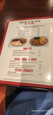 Menu photo 1 Horizon Cafe Henderson, NV