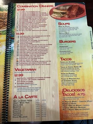 Menu photo 6 Los Loros Mexican Restaurant Jacksonville, FL