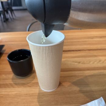 Dough Zone Dumpling House - Westchase - He gave me a hot cup for my to go tea - Chinese Near Me - Houston, Texas Dough Zone Dumpling House - Westchase - He gave me a hot cup for my to go tea - Chinese Near Me - Houston, Texas