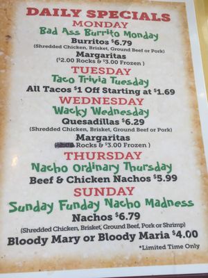 Menu photo 3 Fuzzy's Taco Shop Sarasota, FL