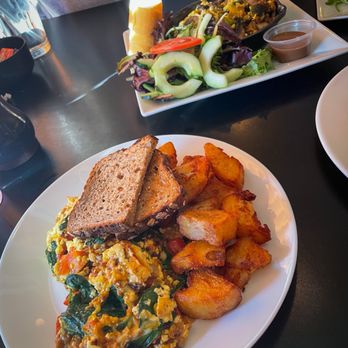 Sweet Basil's Cafe - delicious vegan tofu scramble - New American Near Me - Livingston, New Jersey Sweet Basil's Cafe - delicious vegan tofu scramble - New American Near Me - Livingston, New Jersey
