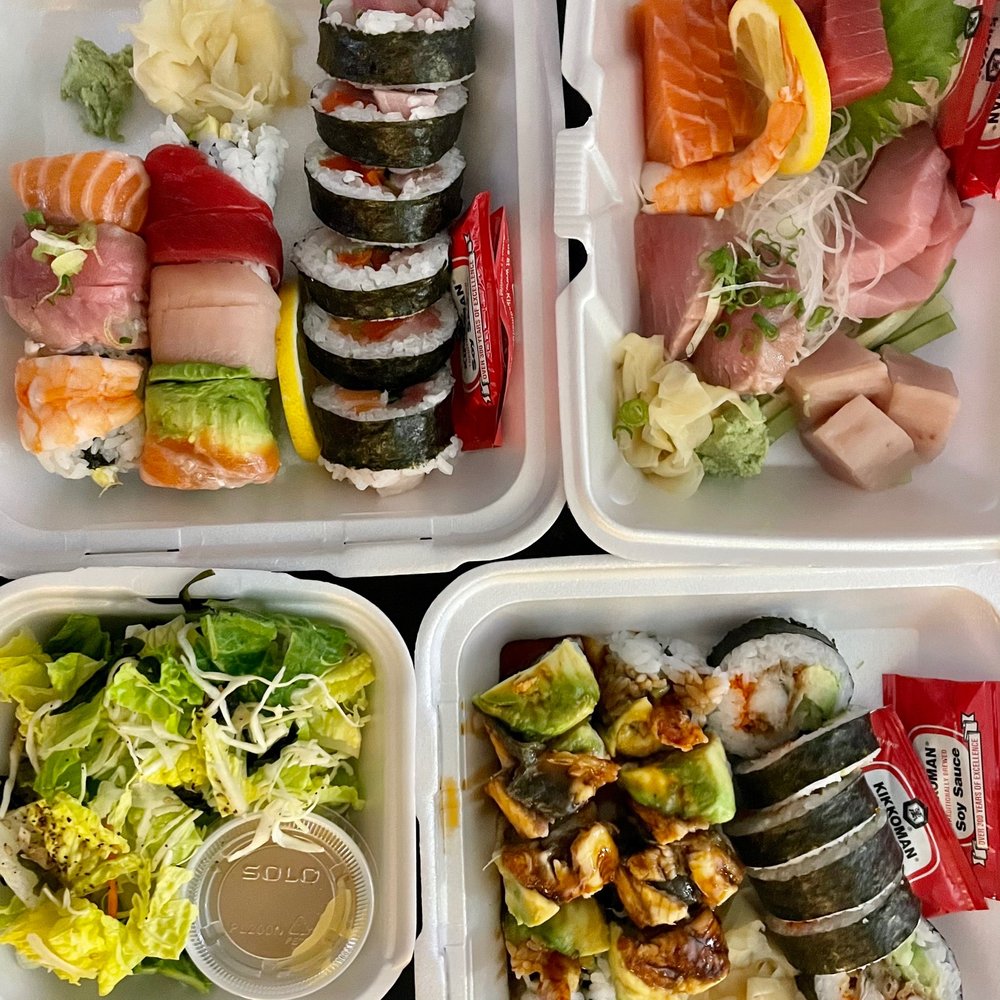 Daimonji Japanese Restaurant - Top combo through Uber eats: Crazy dragon roll, rainbow roll, four seasons roll and spider roll. Chef's choice sashimi & salad - Japanese Near Me - Seattle, Washington Daimonji Japanese Restaurant - Top combo through Uber eats: Crazy dragon roll, rainbow roll, four seasons roll and spider roll. Chef's choice sashimi & salad - Japanese Near Me - Seattle, Washington