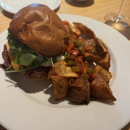 Breakfast burger