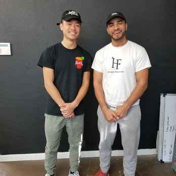 HF Screen Printing - ME and the Man himself! - Screen Printing/T-Shirt Printing Near Me