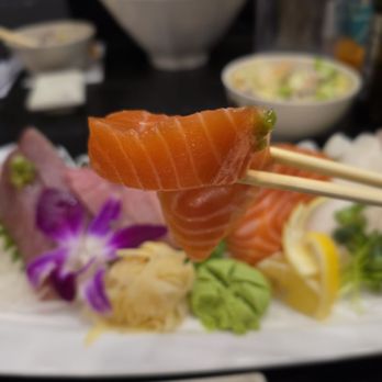 Kansai Hayward - thick slice of salmon - Sushi Bars Near Me - Hayward, California Kansai Hayward - thick slice of salmon - Sushi Bars Near Me - Hayward, California