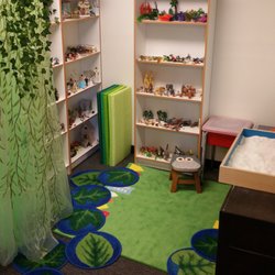 Sandtray area of Playroom