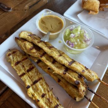 Arawan Thai Cuisine - 1 Chicken Satay - Thai Near Me - Portland, Oregon