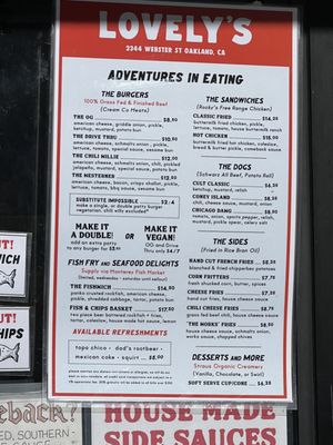 Menu photo 2 Lovely's Oakland, CA
