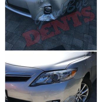 Goodbye Dents Mobile - Front driver side bumper repair - Body Shops Near Me