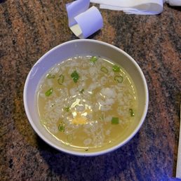Chicken broth soup