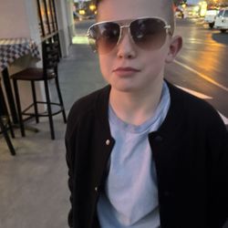 Blow N Go Hairbar - Just after his cut, ready for a night on the town.