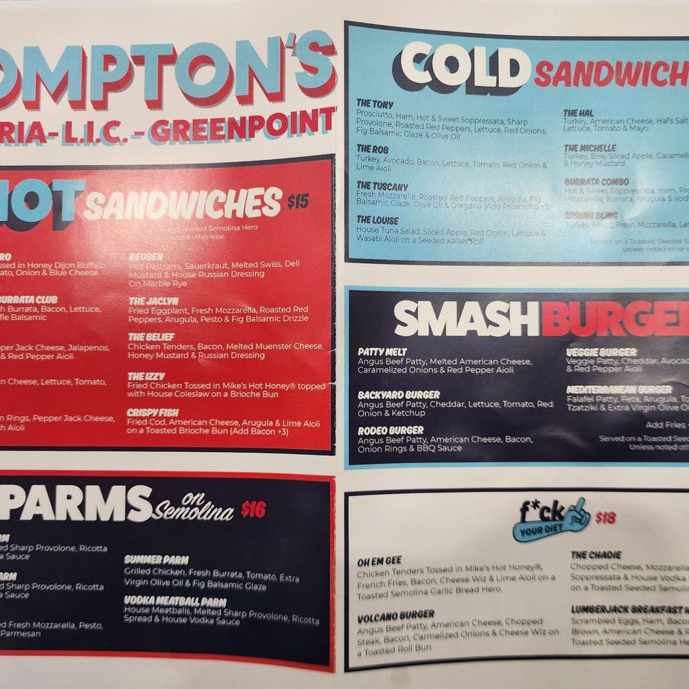 Compton's - Sandwiches Near Me - Astoria, New York