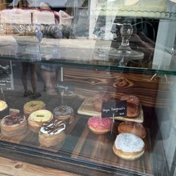 Vegan donut selection