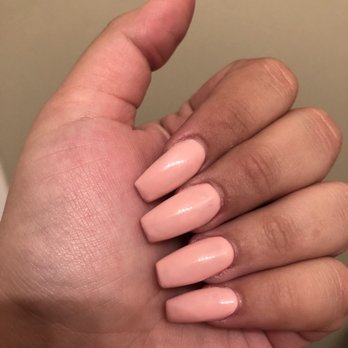 Top City Nails - Gaps between cuticle area and nail from lack of nail polish, plus blotchy!! - Nail Salons Near Me - Riverside, California