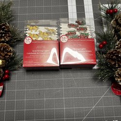 Michaels - Lighted wreath supplies