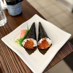 IKOI Sushi Café - 06/07/2015: Ikura Handrolls (Special order)