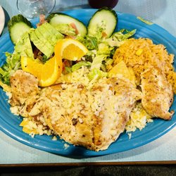 Mesquite Grill - Chilaquiles platter