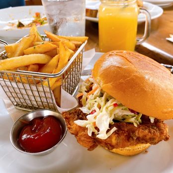 Water Tower Kitchen - Fried Chicken Sando. Delicious ! - New American Near Me - Campbell, California