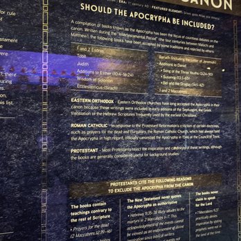 Creation Museum - Nice Bible display - Museums Near Me - Petersburg, Kentucky