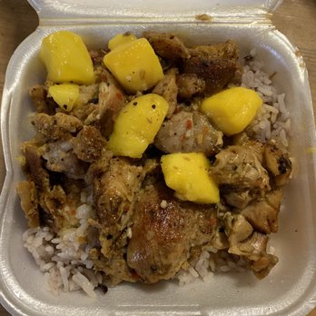 Caribbean Kitchen - Mango Chicken Rice Bowl - Caribbean Near Me