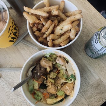 Hankki - bowl combo and honey butter fries - Korean Near Me - Banff, Alberta Hankki - bowl combo and honey butter fries - Korean Near Me - Banff, Alberta