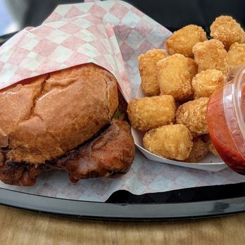 The Bird - The Buffalo Bird and a side of tots. - Chicken Shop Near Me - San Francisco, California The Bird - The Buffalo Bird and a side of tots. - Chicken Shop Near Me - San Francisco, California