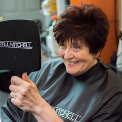 Hot Heads Hair Designs - McGalliard - A fun new cut and color.