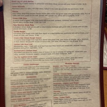Atrisco Cafe & Bar - Menu - New Mexican Cuisine Near Me - Santa Fe, New Mexico