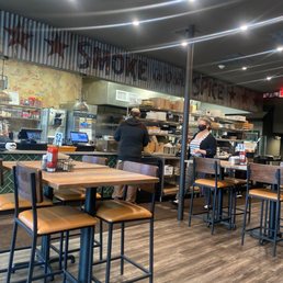 the interior of a restaurant