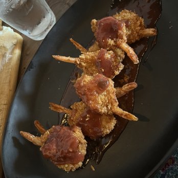 The Peppermill Steakhouse - Crispy coconut shrimp with sweet and spicy sauce - Cocktail Bars Near Me - Tempe, Arizona