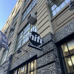 Hifi Provisions - Outside sign