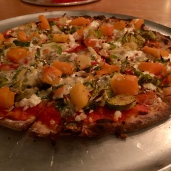 Sidewall Pizza - Gluten free pizza with butternut squash and roasted Brussel sprouts - Pizza Near Me - Travelers Rest, South Carolina