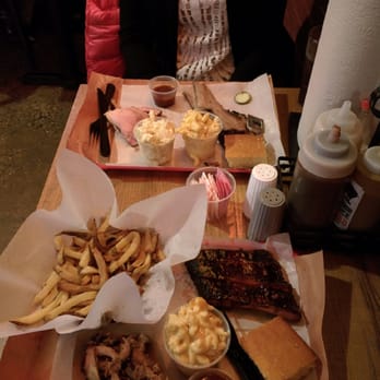 Black Hog BBQ - 2 meat platters! - Barbeque Near Me - Frederick, Maryland Black Hog BBQ - 2 meat platters! - Barbeque Near Me - Frederick, Maryland